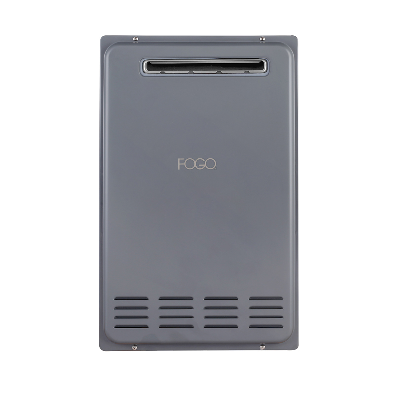 CALENTADOR DE AGUA INSTANTANEO/PASO A GAS (USO RESIDENCIAL) - 4 SERVICIOS (MAX) - CAPACIDAD DE 26 L/MIN - USO EXTERIOR - ELEGANCE - FOGO