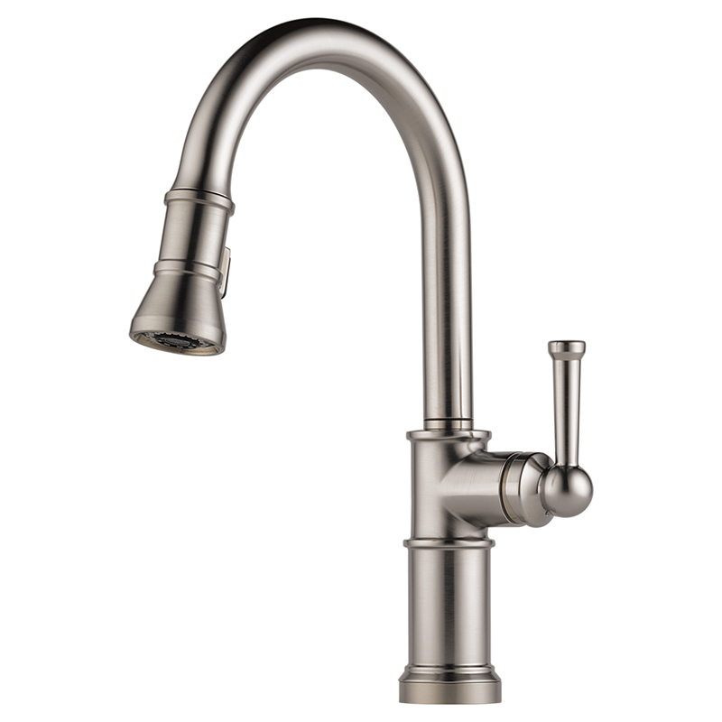 MONOMANDO DE COCINA PULL-DOWN - ACABADO INOXIDABLE - ARTESSO - BRIZO