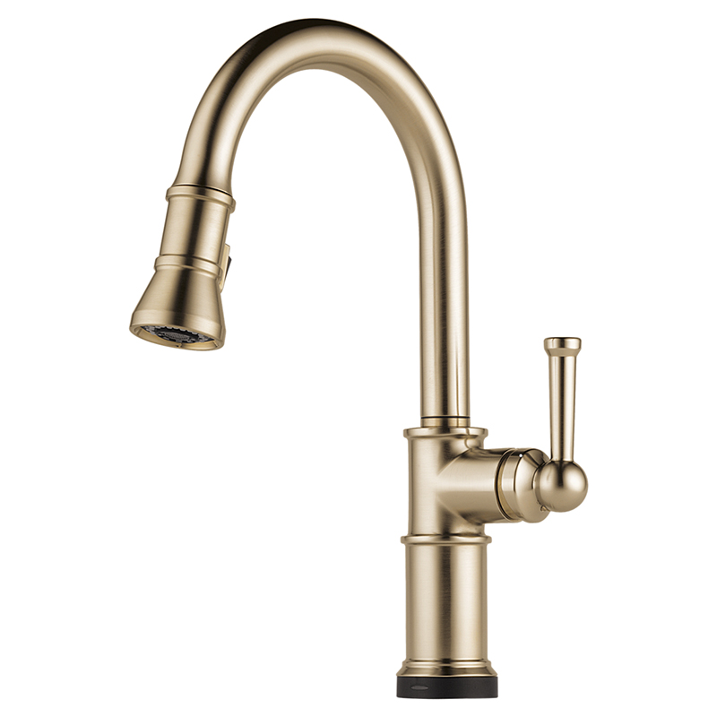 MONOMANDO DE COCINA PULL-DOWN - TECNOLOGIA SMART TOUCH® - ACABADO EN ORO BRILLANTE - ARTESSO - BRIZO
