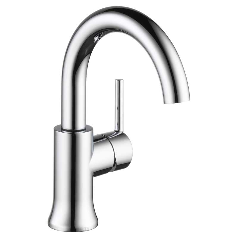 MONOMANDO PARA LAVABO CON MONTAJE SOBRE CUBIERTA - CROMO - TRINSIC - DELTA BATH