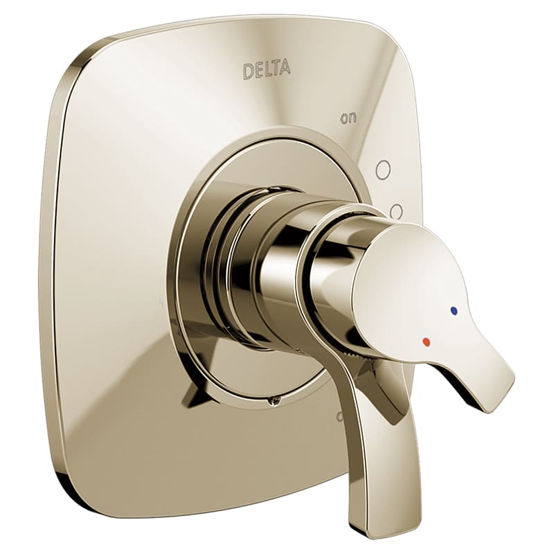 MONOMANDO PARA REGADERA - NIQUEL BRILLANTE - TESLA - DELTA BATH
