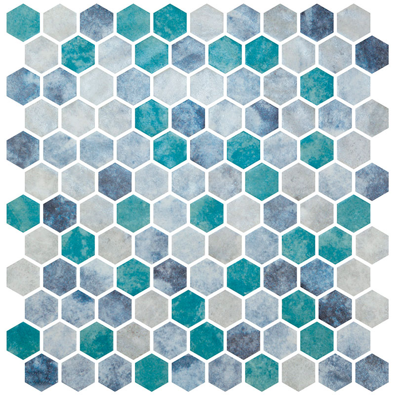 HEX ECOSTONES FRISIA SILVER M 301X290 CAJA: 6 PIEZAS, 0.53 M2